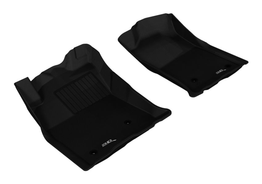 3D MAXpider 2005-2011 Toyota Tacoma Reg/ACS/DBL Cab Kagu 1st Row Floormat - Black