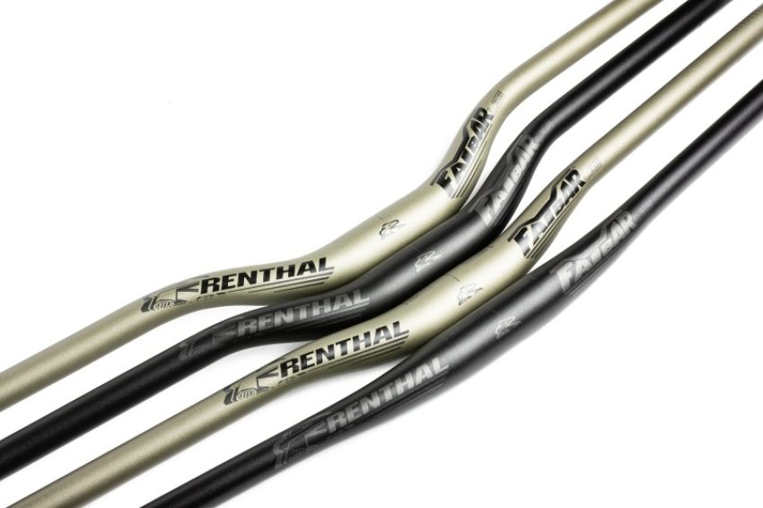 Renthal M189-01-006-01 V3 Fatbar Lite Zero Rise - Black