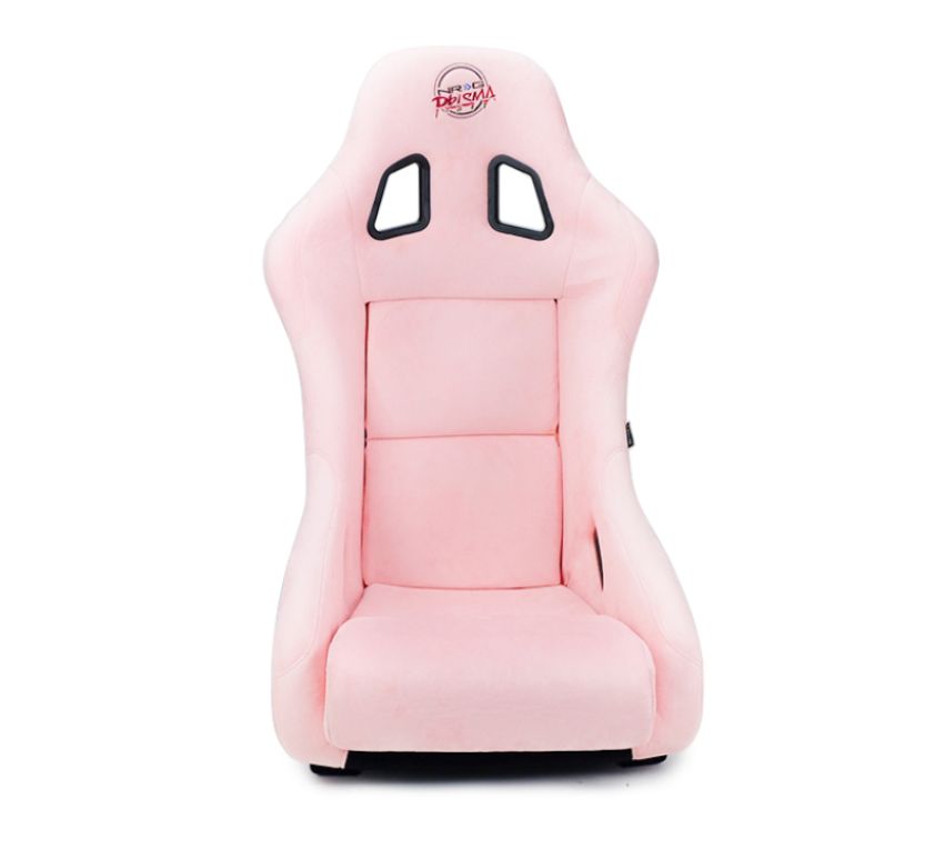 NRG FRP-303PK-PRISMA FRP Bucket Seat Prisma Edition w/ Pearlized Back and Pink Alcantara (Medium)