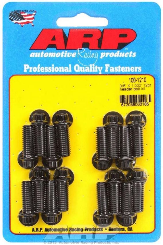 ARP ARP100-1210 Header Bolt Kit - 12pt. 3/8 x 1.00 UHL (16)