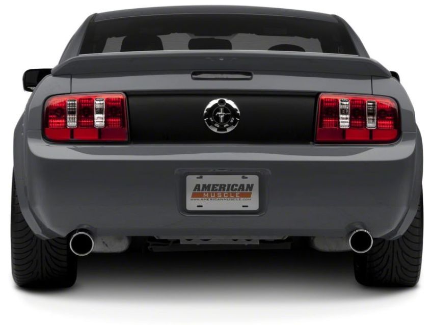 Raxiom 49123 05-09 Ford Mustang Coyote Tail Lights- Chrome Housing - Red/Clear Lens