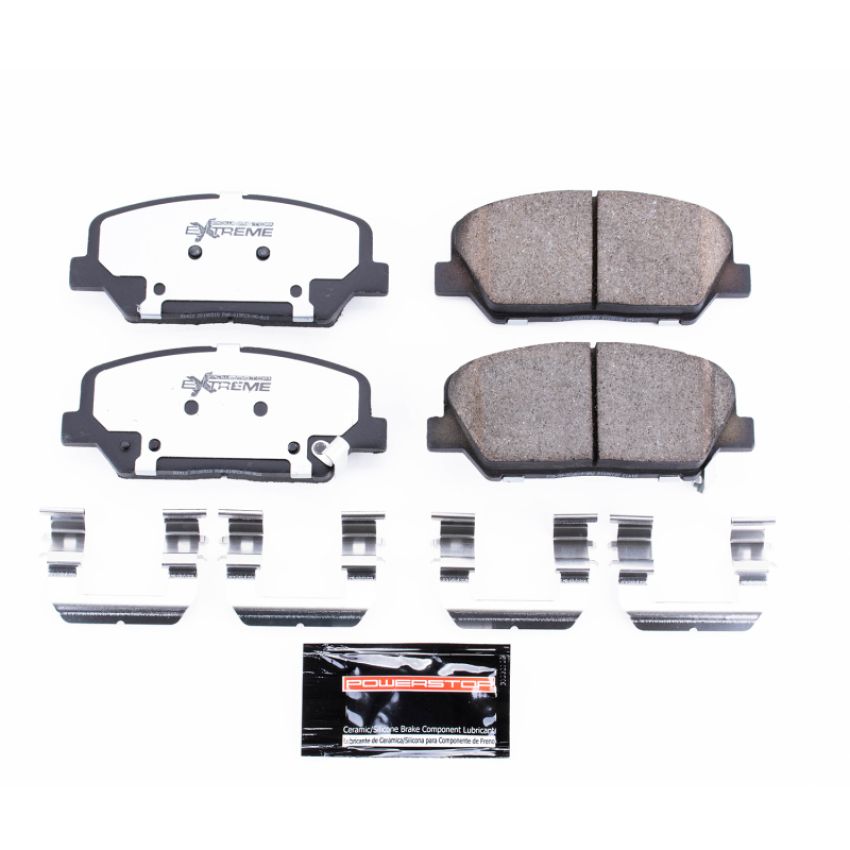PowerStop Z26-1413 PowerStop - Z26 Performance Carbon-Fiber Ceramic Brake Pads with Hardware Kit