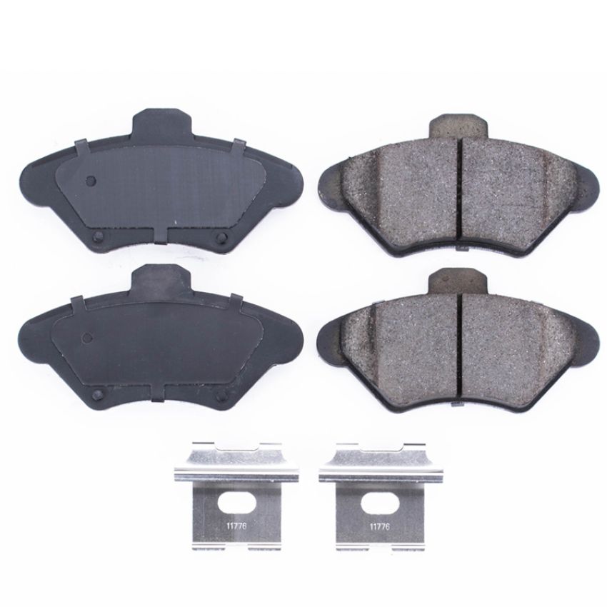 PowerStop 17-600 PowerStop - Z17 Low-Dust Ceramic Brake Pads with Hardware