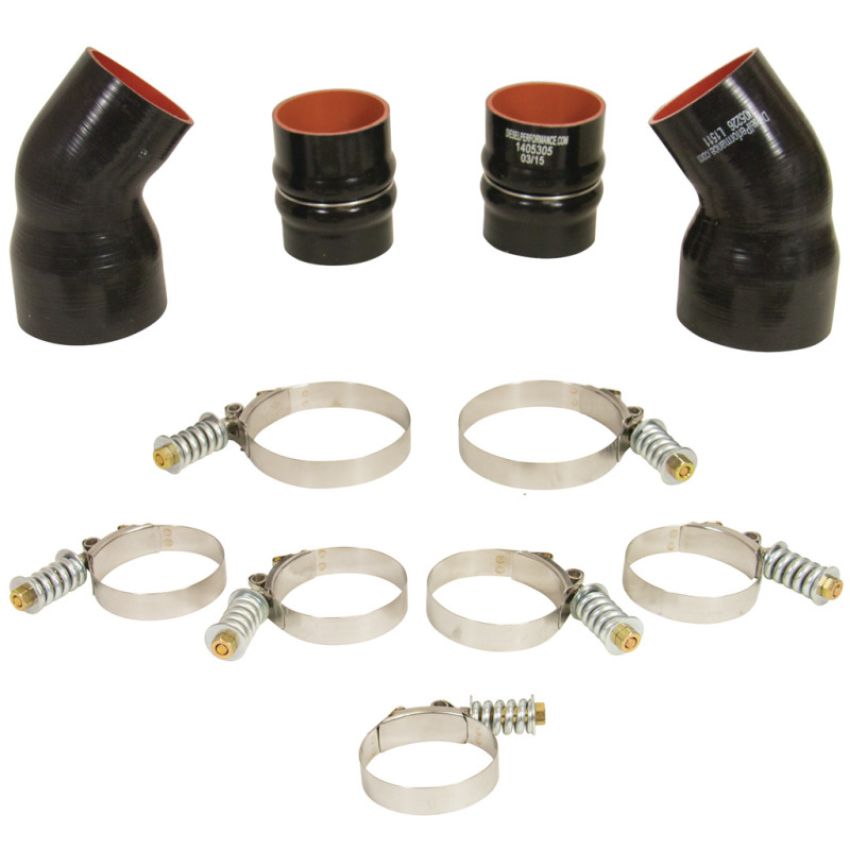 BD Diesel 1045210 BD Intercooler Hose & Clamp Kit 5.9L Cummins Dodge 1994-2002 Ram