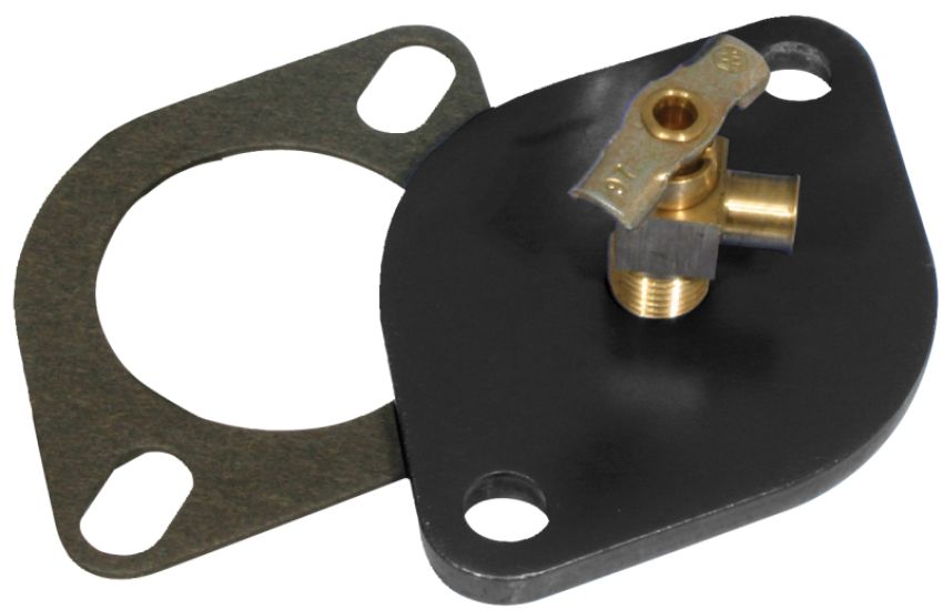 MOROSO MOR63432 Chevy V8 Water Neck Bleeder Plate