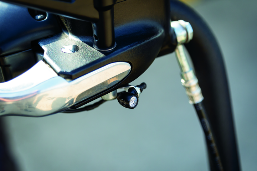 Kuryakyn 2574 Kellerman Atto Micro or Rhombus S Mirror or Handlebar Mount Silver