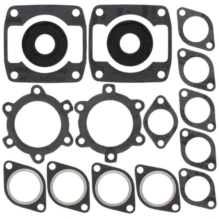 Vertex Pistons 711059 Vertex Gaskets 1976 Arctic Cat Cheeta 4000 Complete Gasket Kit w/ Oil Seals