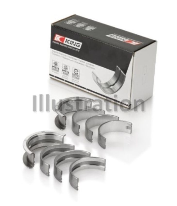 King Engine Bearings MB461AM0.25 King 87-90 Subaru Justy Main Bearing Set (Size 0.25 Oversized)