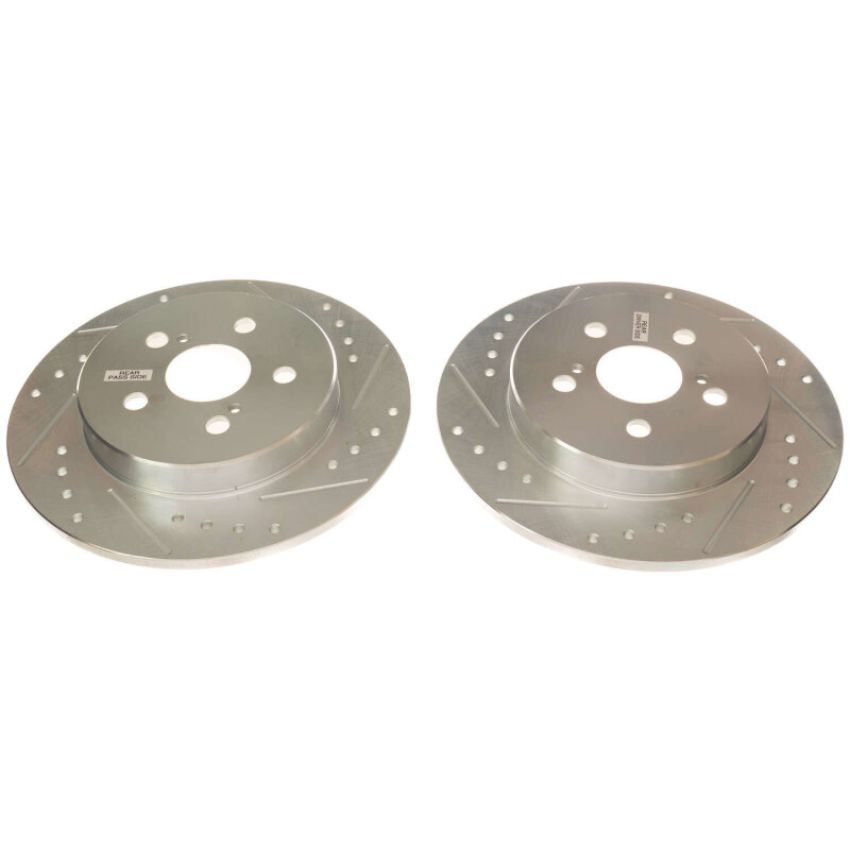PowerStop JBR1779XPR PowerStop Evolution Performance Drilled, Slotted & Plated Brake Rotor Pair
