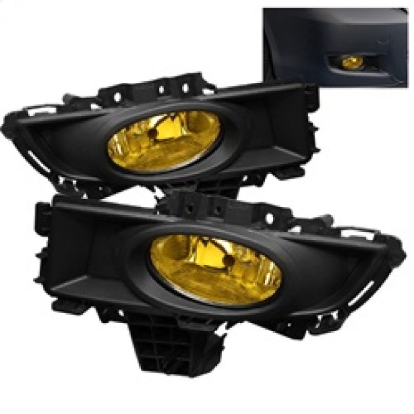 SPYDER 5020772 OEM Fog Lights W/Switch- Yellow