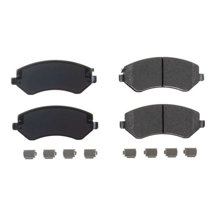PowerStop 17-856 PowerStop - Z17 Low-Dust Ceramic Brake Pads with Hardware