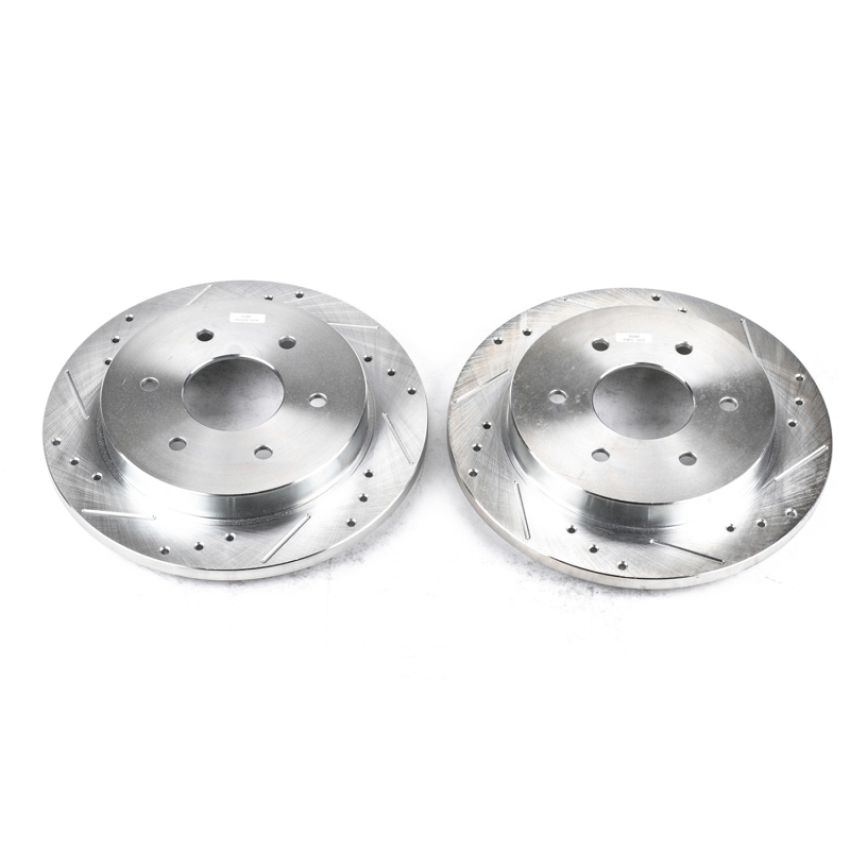 PowerStop JBR994XPR PowerStop Evolution Performance Drilled, Slotted & Plated Brake Rotor Pair
