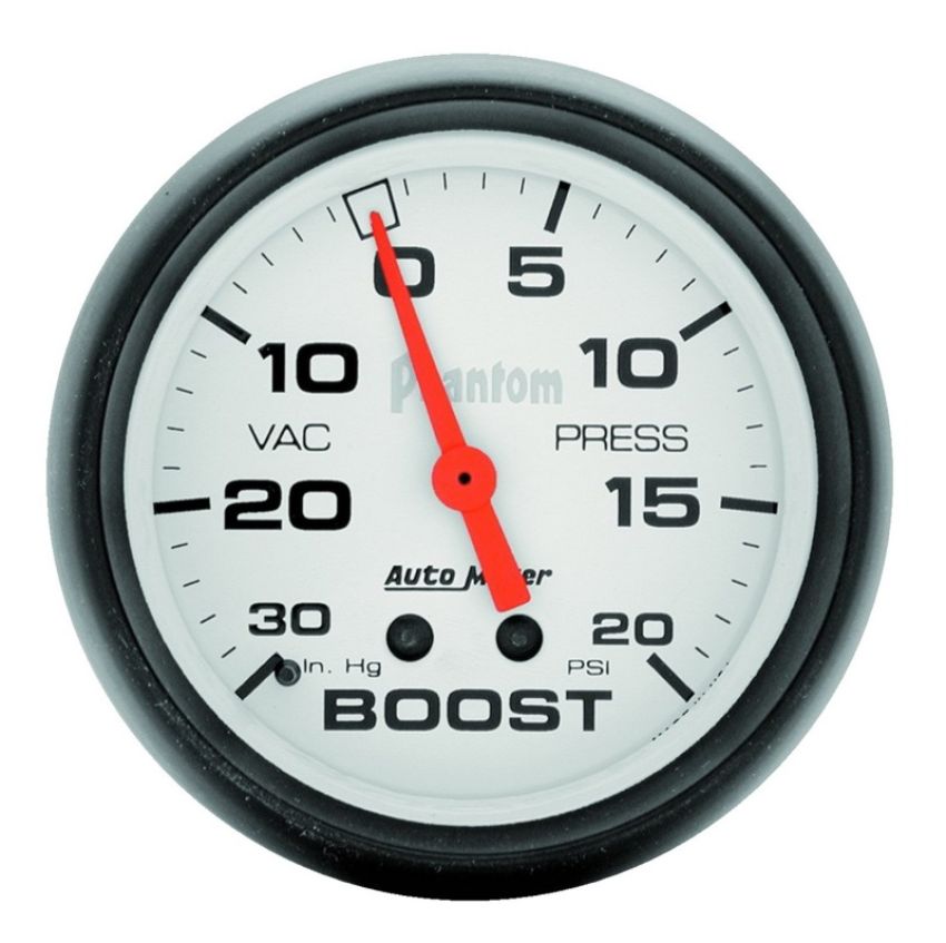 AUTOMETER ATM5801 2-5/8in Phantom Boost Gauge 20psi
