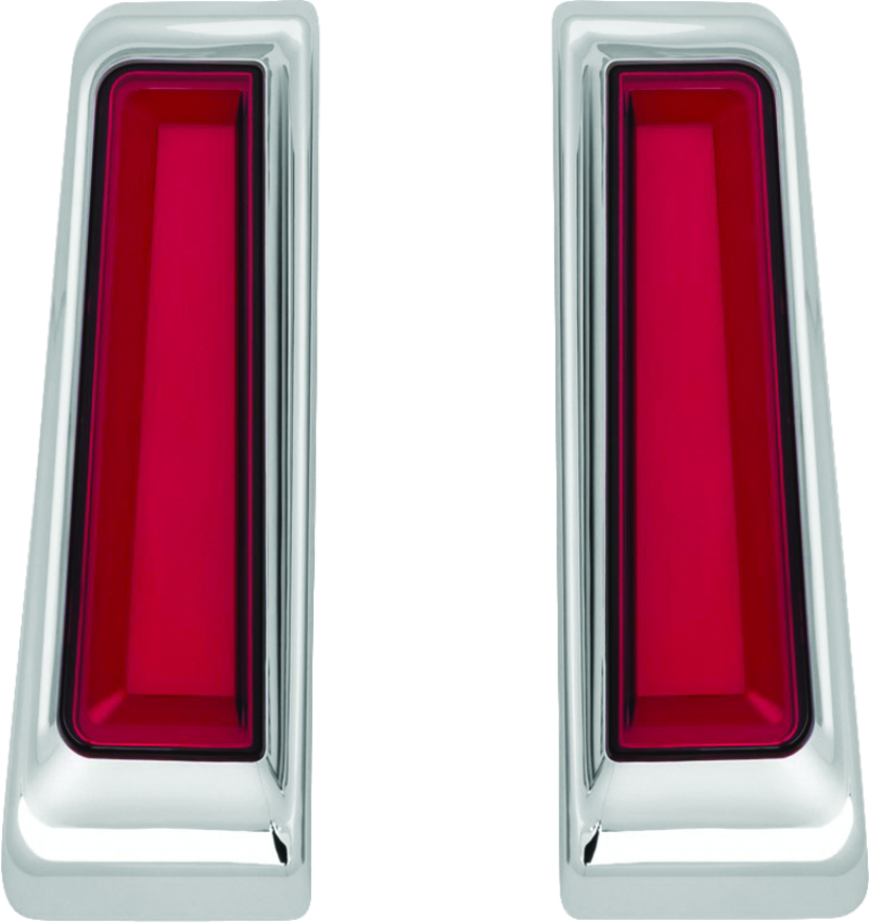 Kuryakyn 2900 Tracer L.E.D. Inserts For Saddlebag Supports Chrome
