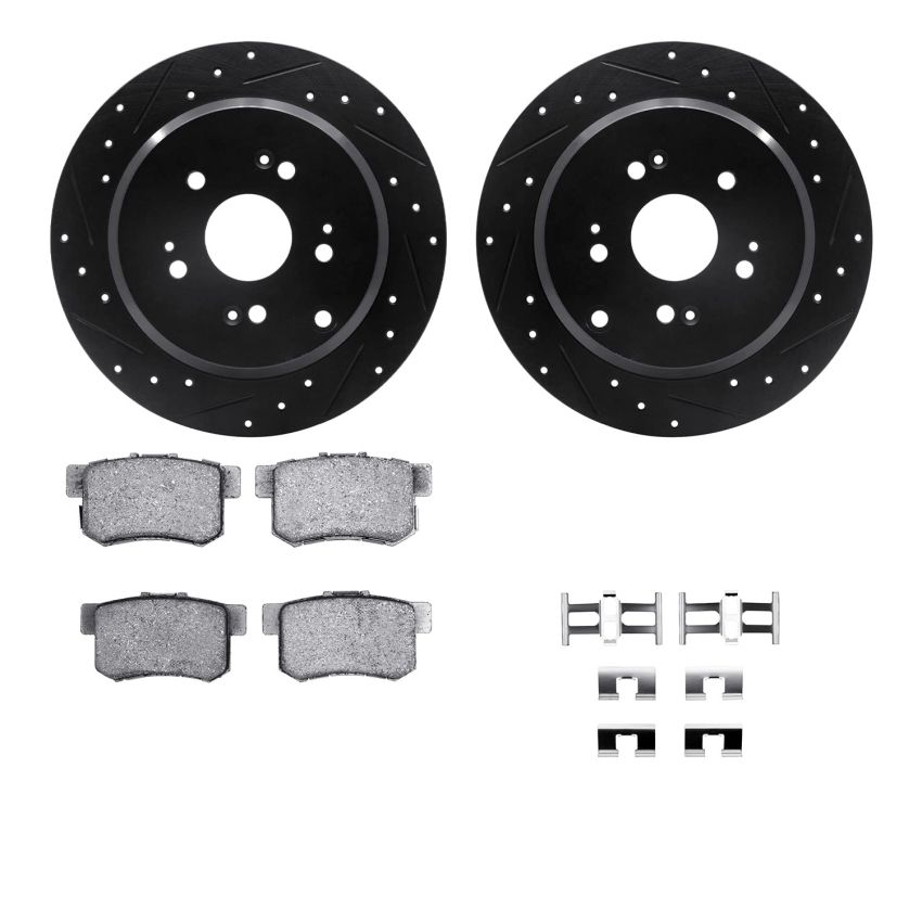 Dynamic Friction 8512-59076 Rotor Kit