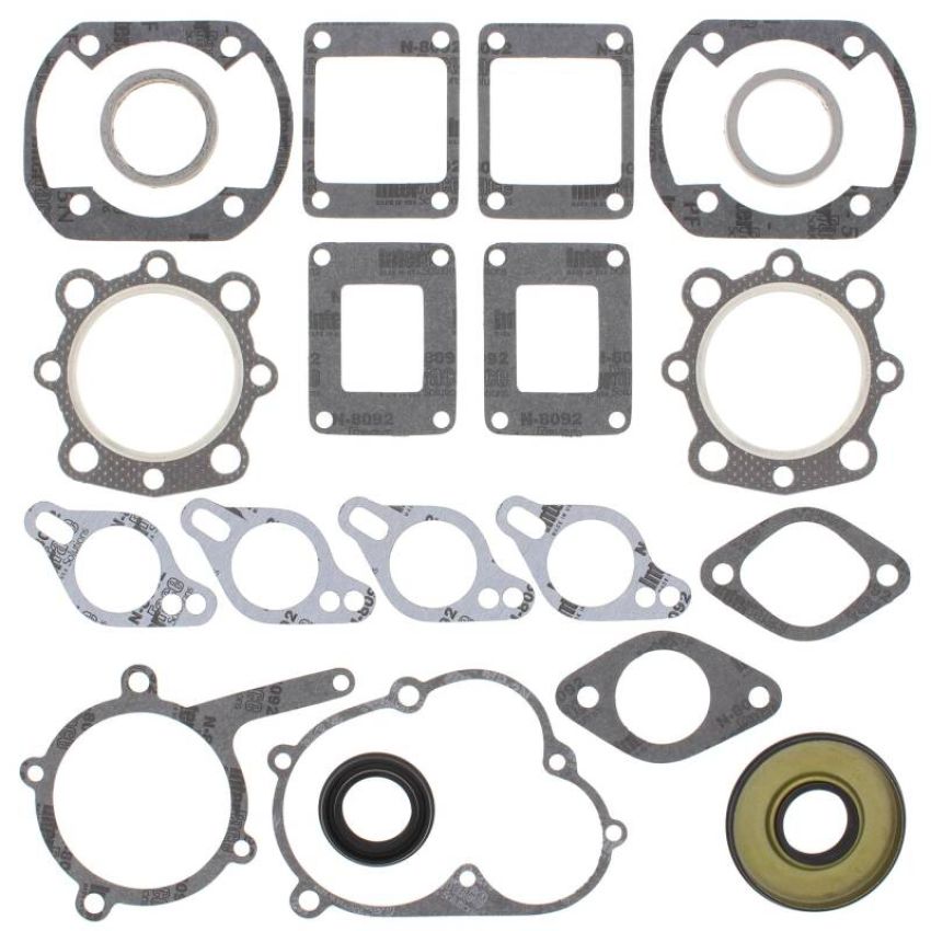 Vertex Pistons 711114 Vertex Gaskets  Sno Jet SST (Yamaha Engine) FC/2 Complete Gasket Kit w/ Oil Seals