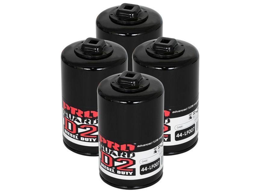 aFe Power 44-LF007-MB Pro GUARD D2 Oil Filter (4 Pack)