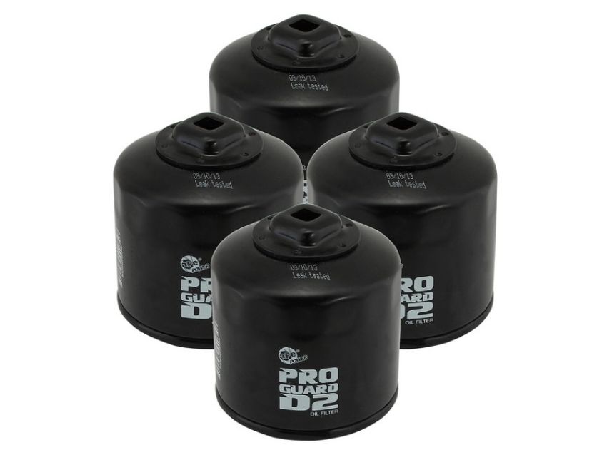 aFe Power 44-LF018-MB Pro GUARD D2 Oil Filter (4 Pack)