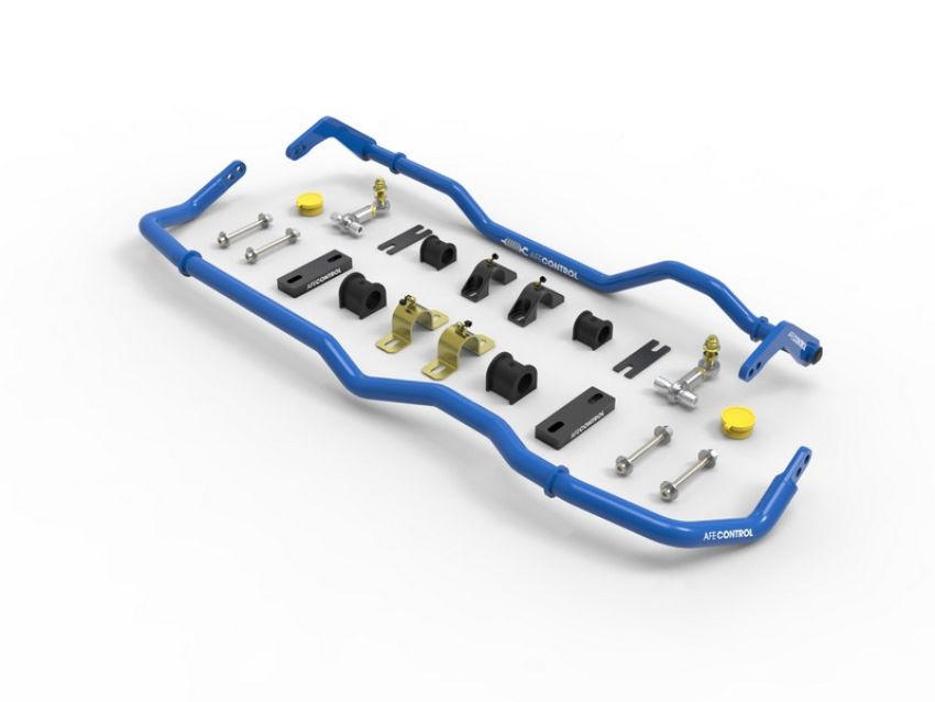 aFe Power 440-612001-L aFe CONTROL Front and Rear Sway Bar Set Blue