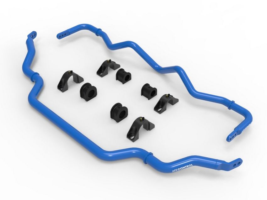 aFe Power 440-712001-L aFe CONTROL Front and Rear Sway Bar Set Blue