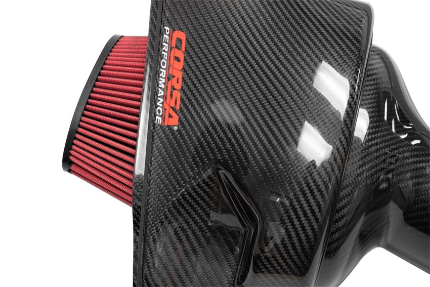 Corsa Performance 44002D Corsa Performance C7 Z06 Corvette Carbon Fiber Air Intake with DryTech 3D No Oil