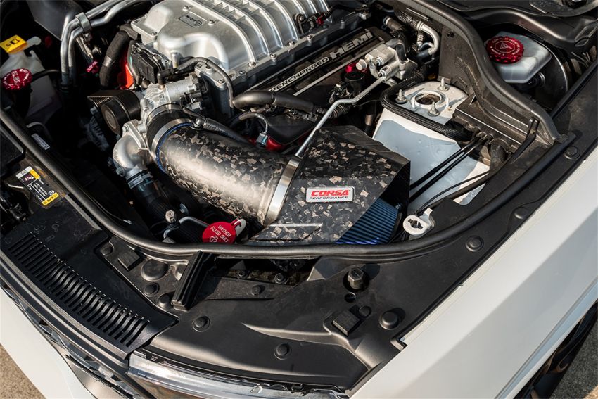 Corsa Performance 44011MF Corsa Performance Dodge Durango Matte Forged Carbon Fiber Air Intake with Oil Fi