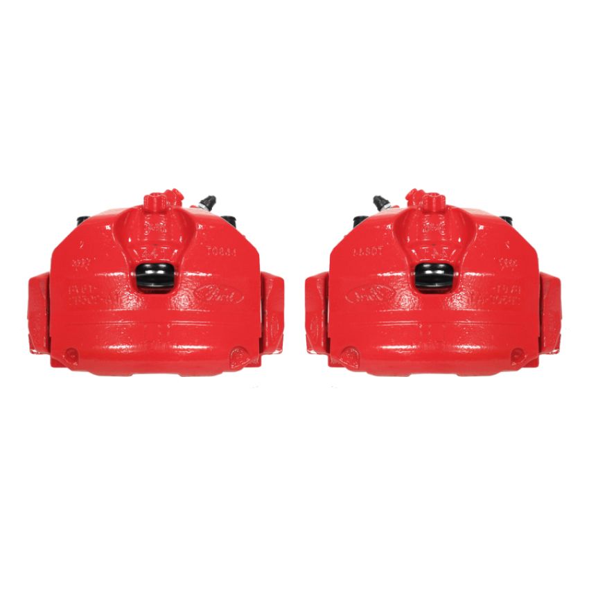 PowerStop S5482 Red Powder Coated Calipers