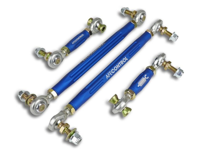 aFe Power 442-502001-L aFe CONTROL Adjustable End Link Set Blue