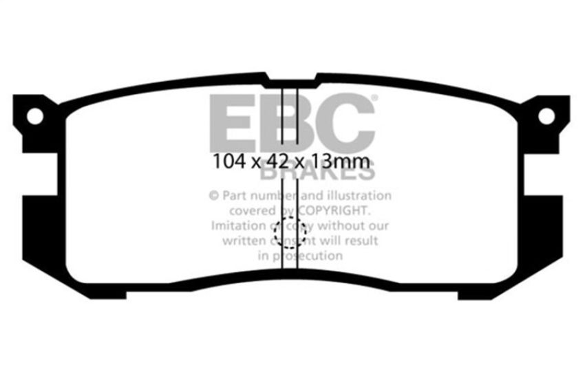 EBC Brakes UD400 Ultimax OEM Replacement Brake Pads