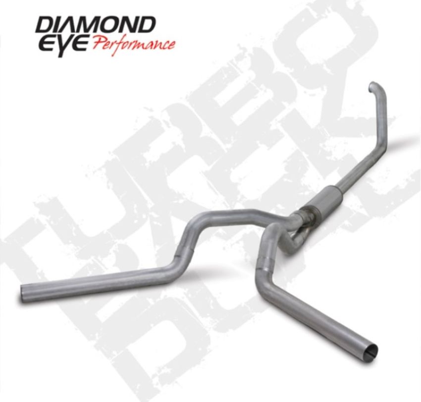 Diamond Eye Performance K4321A Diamond Eye KIT 4in TB DUAL AL: 00-03 FORD 7.3L F250/F350