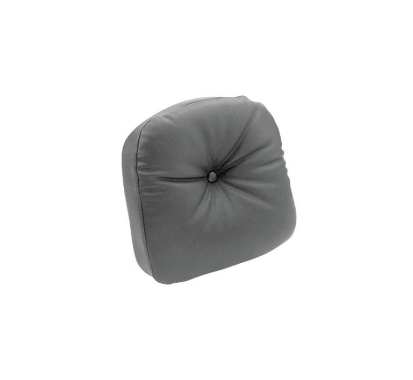 Mustang Motorcycle 79048 Mustang Harley Medallion Style Sissy Bar Pad Pillow (9.5 inch x 9 inch) - Black