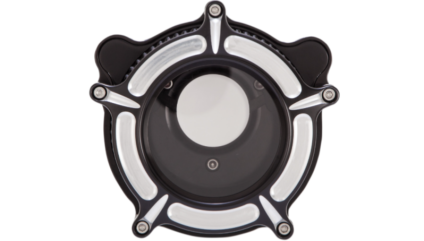 Roland Sands Design 0206-2037-BM Turbine Air Cleaner - Contrast Cut
