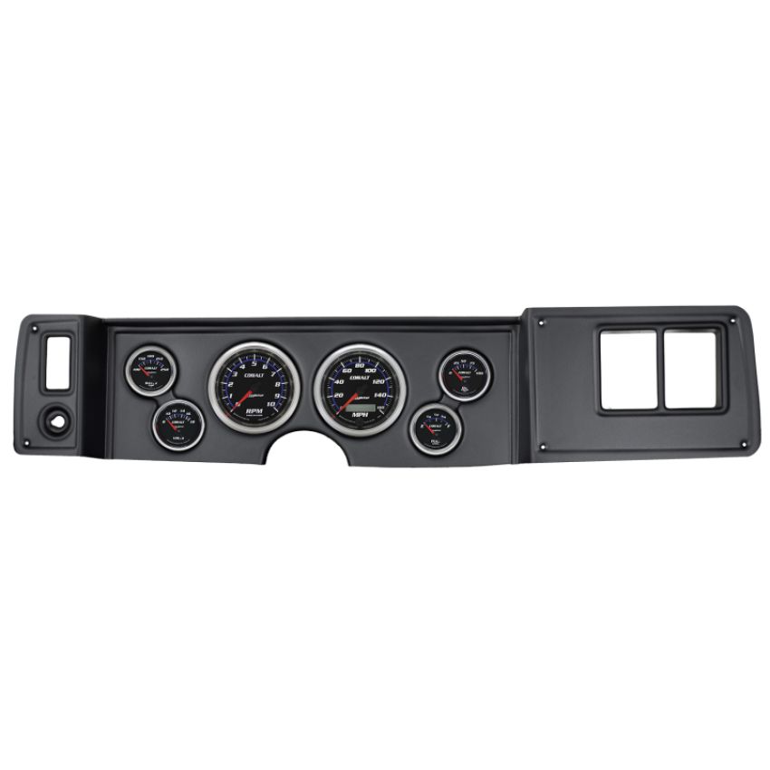 Autometer Cobalt 79-81 Camaro Dash Kit 6pc Tach / MPH / Fuel / Oil / WTMP / Volt