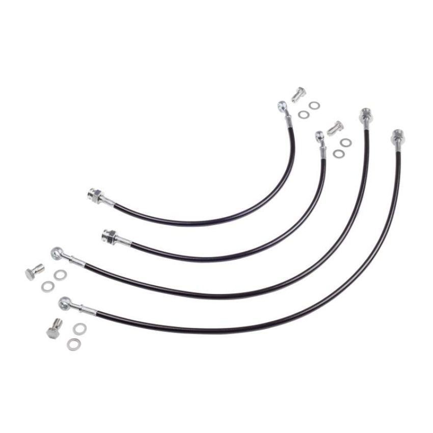 Chase Bays CB-Z33-FW 02-08 Nissan 350Z (w/Standard or Brembo Brakes) Caliper Brake Lines - Front & Rear Lines
