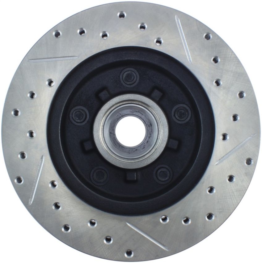 Stoptech 127.62013R Slotted & Drilled Sport Brake Rotor