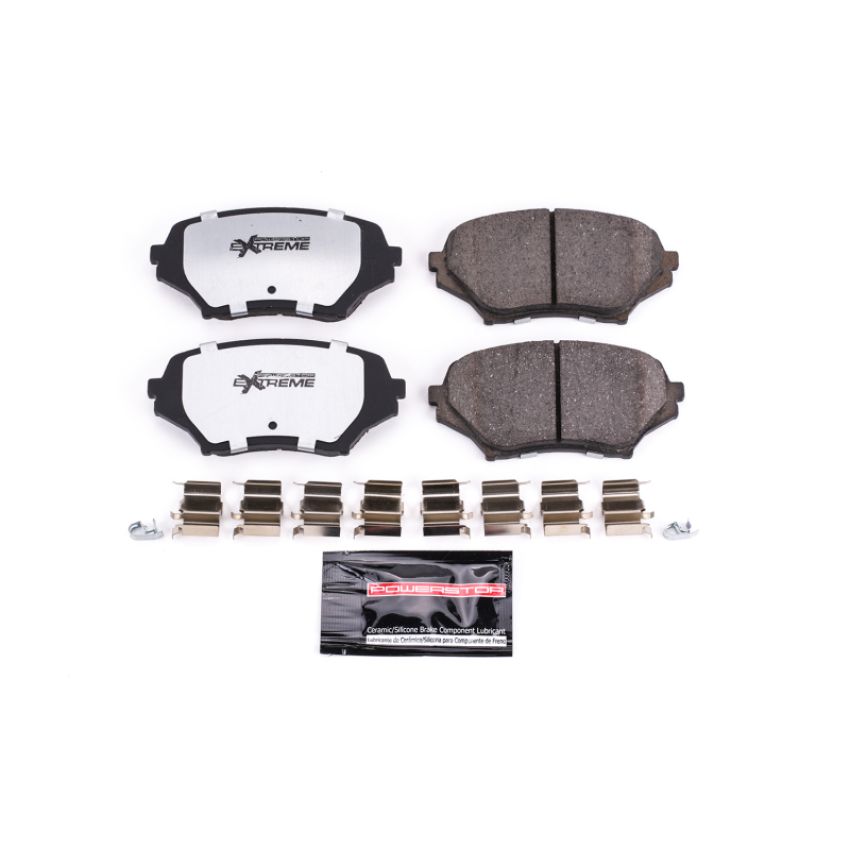 PowerStop Z26-1179 PowerStop - Z26 Performance Carbon-Fiber Ceramic Brake Pads with Hardware Kit