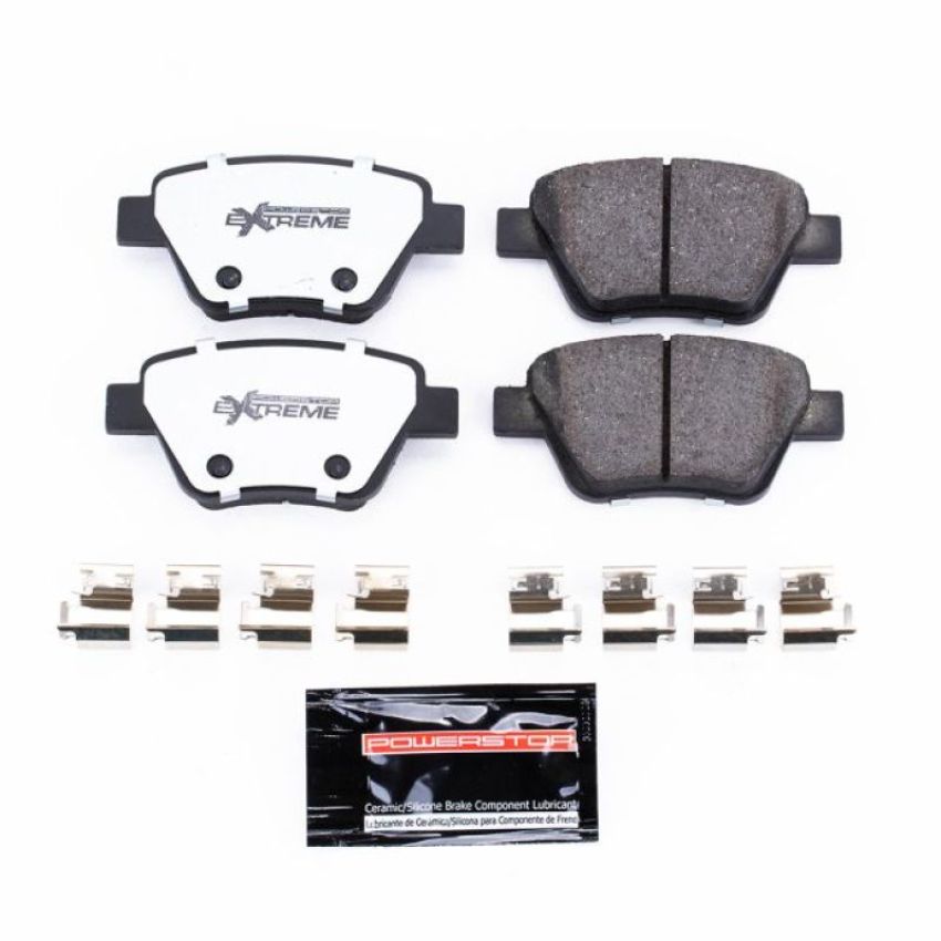 PowerStop Z26-1456 PowerStop - Z26 Performance Carbon-Fiber Ceramic Brake Pads with Hardware Kit