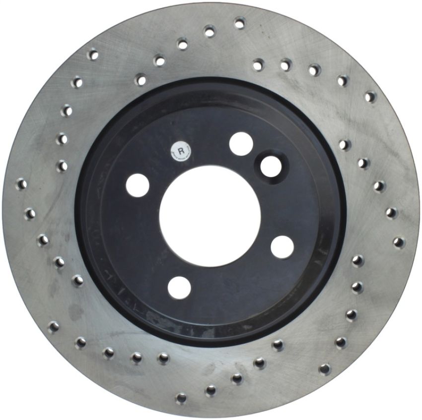 Stoptech 128.34067R Drilled Sport Brake Rotor