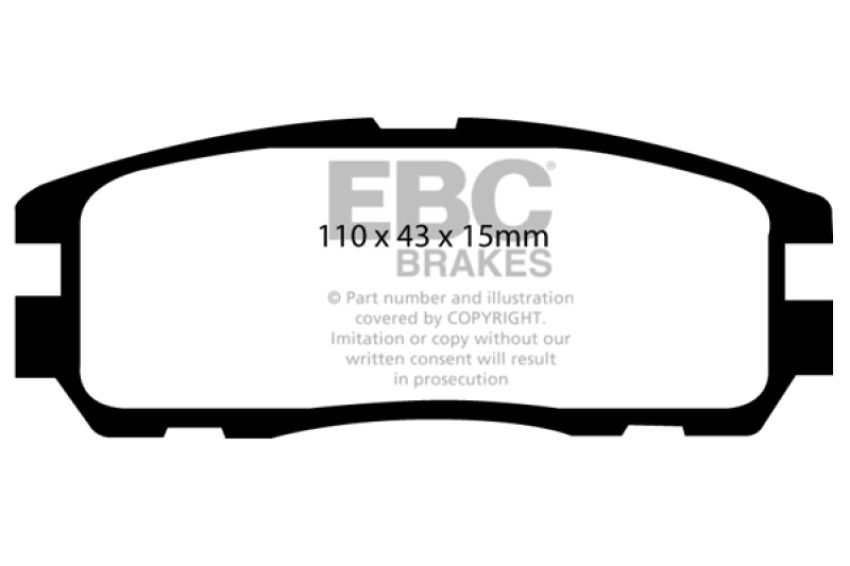 EBC Brakes DP6974 6000 Series Greenstuff Truck/SUV Brakes Disc Pads