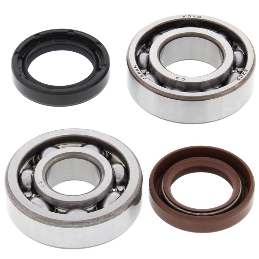 All Balls Racing 24-1072 82-83 Yamaha YZ100 Crank Shaft Bearing Kit