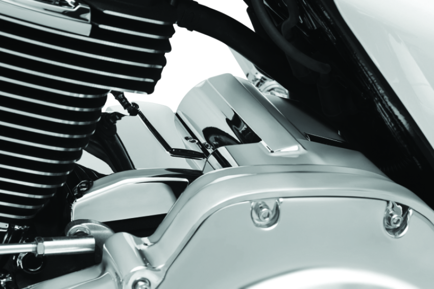 Kuryakyn 6415 Precision Transmission Top Cover 17-Up Touring Models Chrome