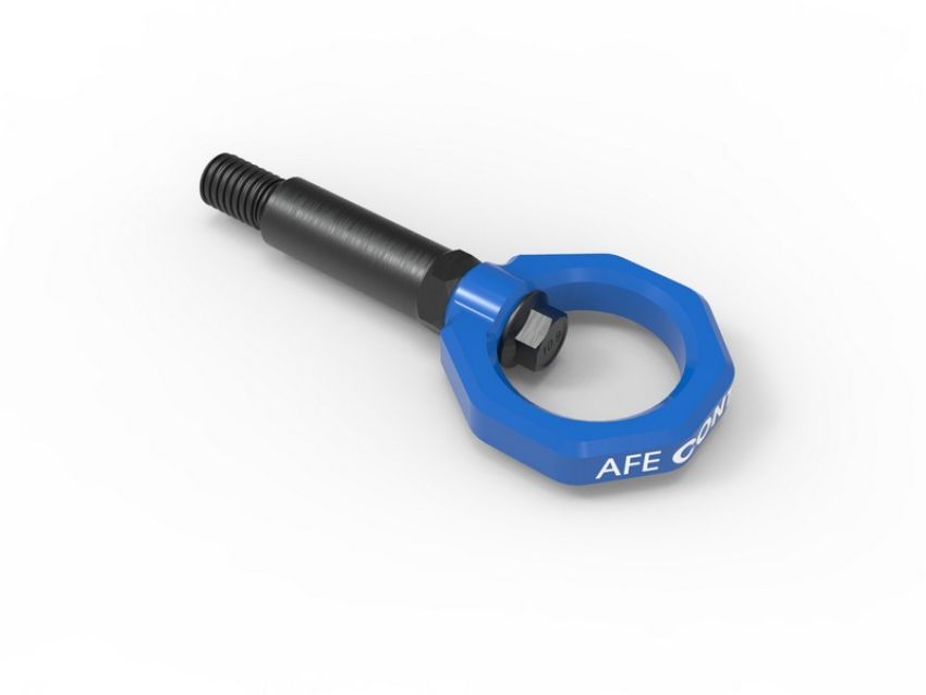 aFe Power 450-721001-L aFe CONTROL Front Tow Hook Blue
