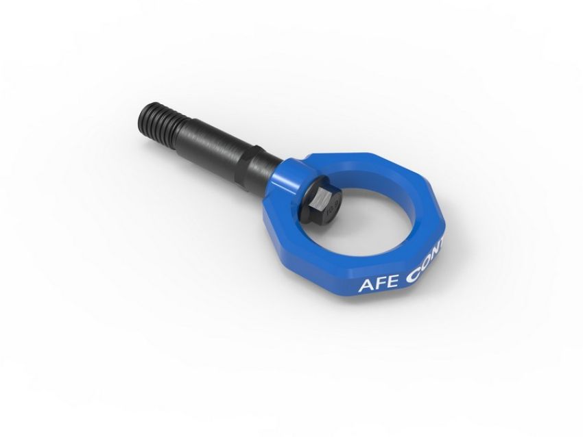 aFe Power 450-721002-L aFe CONTROL Rear Tow Hook Blue