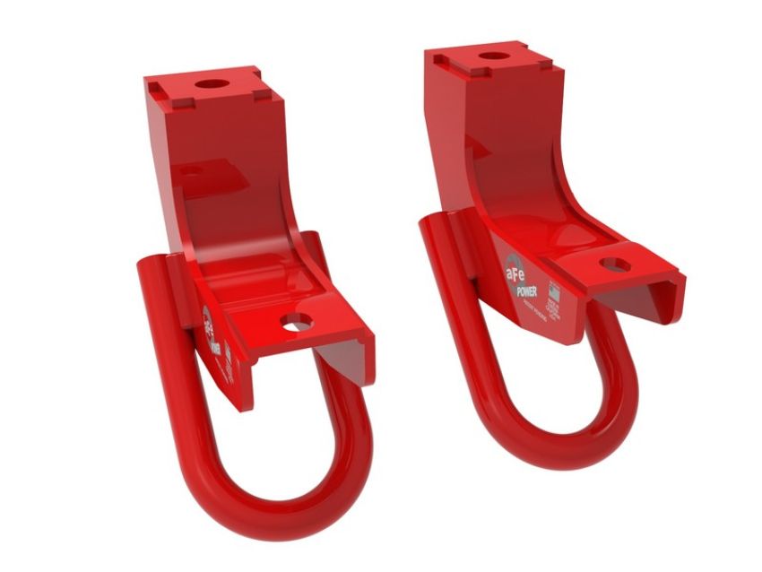 aFe Power 450-72T001-R aFe POWER Front Tow Hook Red