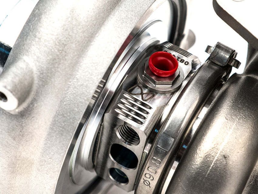 Forced Performance 2005026-0502010 Mitsubishi Evo 9 Green Turbo Ball Bearing Black Turbine Hsg w/25PSI WG (D/S Only)