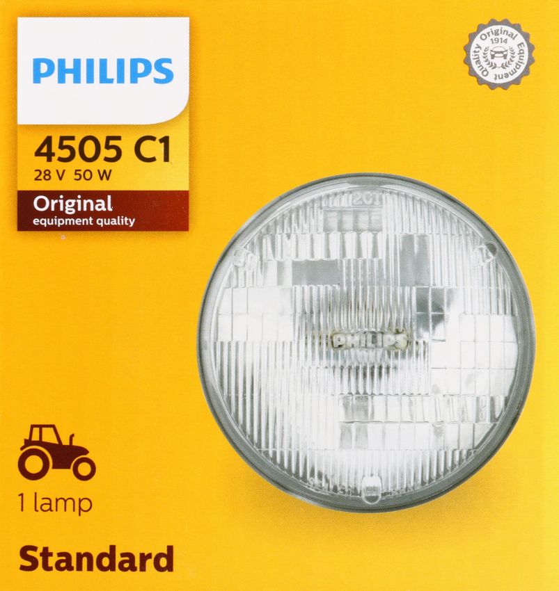 Philips 4505C1 Philips Standard Sealed Beam 4505