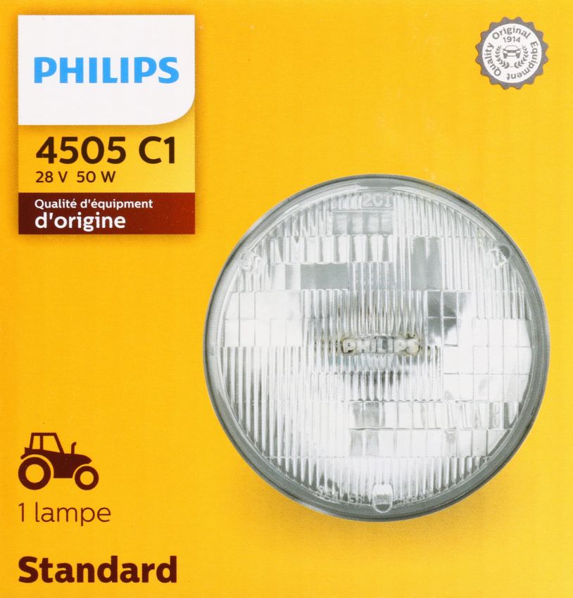 Philips 4505C1 Philips Standard Sealed Beam 4505