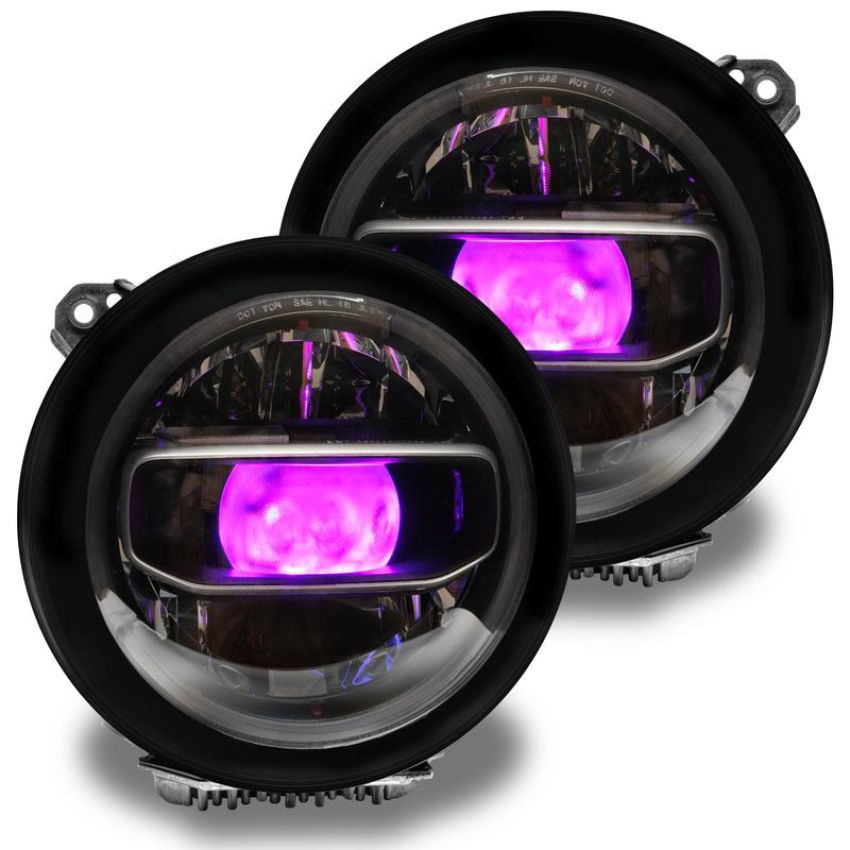Oracle Lighting 4511-334 Jeep Wrangler JL / Gladiator JT ColorSHIFT(r) Projector Illumination Kit