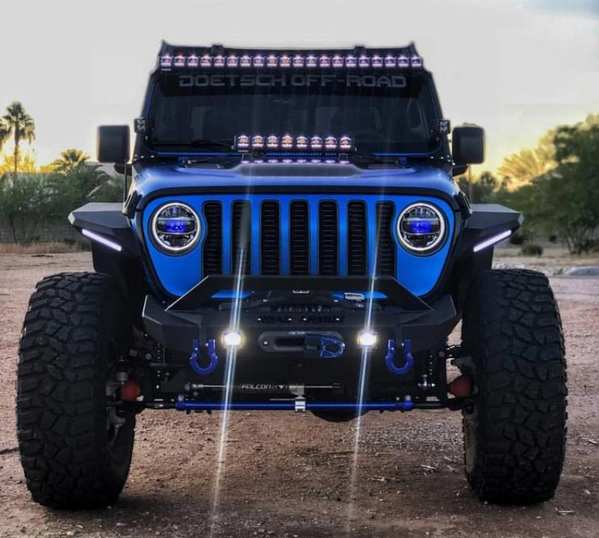 Oracle Lighting 4511-334 Jeep Wrangler JL / Gladiator JT ColorSHIFT(r) Projector Illumination Kit