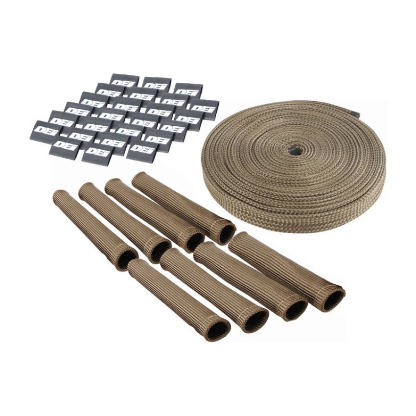 Design Engineering 10705 Protect-A-Boot & Wire Kit Titanium 8 Cylinder